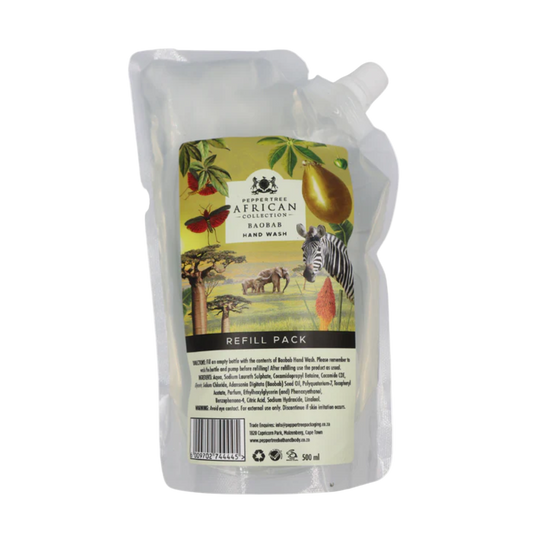 Baobab Hand Wash Refill Pouch 500 ml