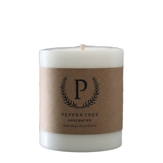 Hand Poured Pillar Candle Small