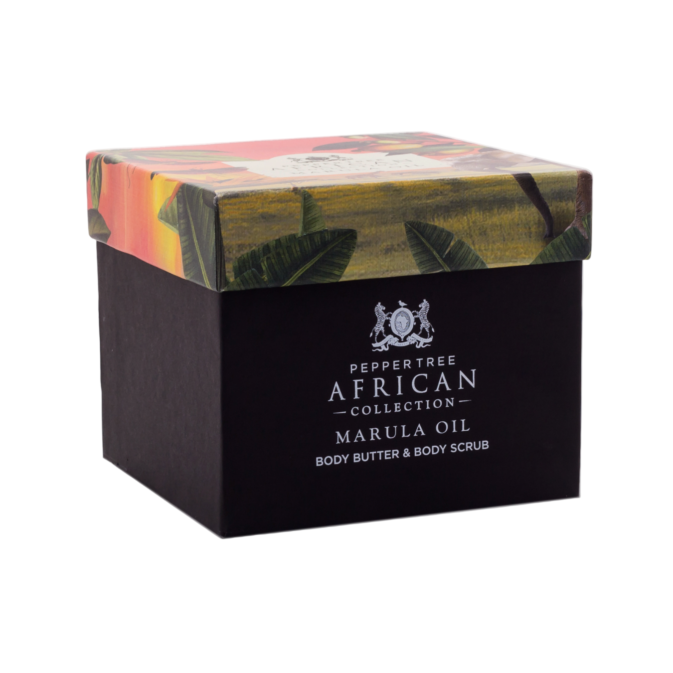 Marula Body Butter & Body Scrub Gift Box 250 ml x 2