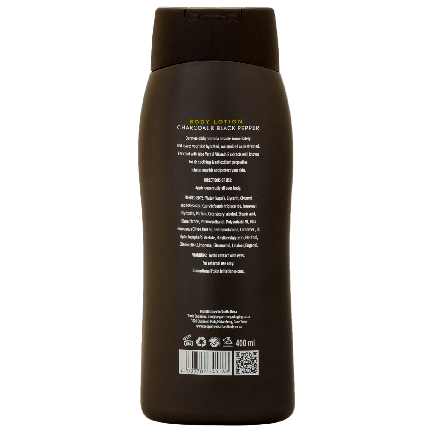 Men's Body Lotion 400 ml