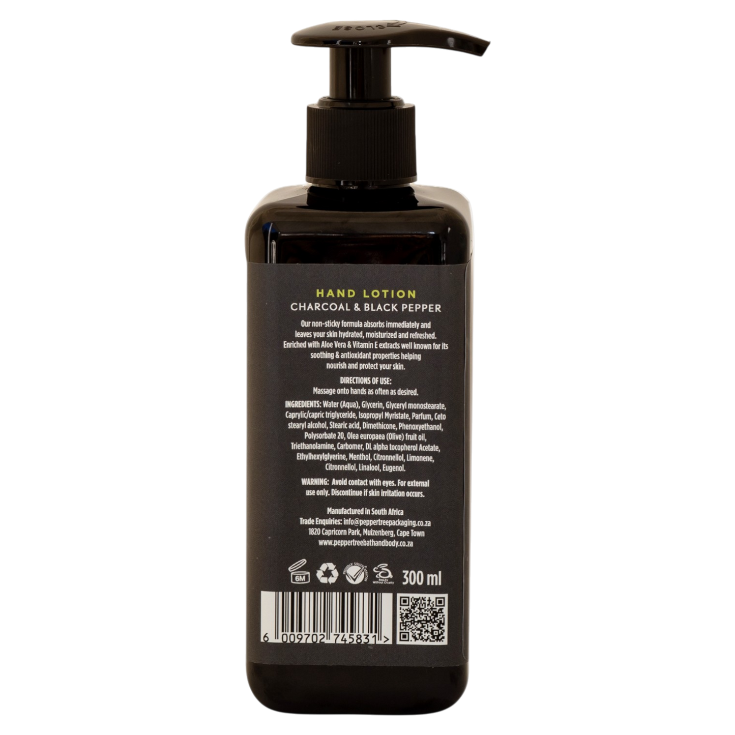 Men's Hand Lotion 300 ml