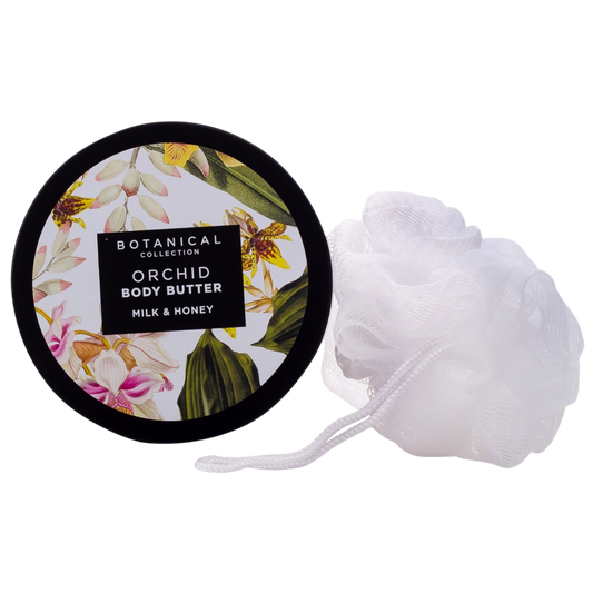 Orchid Body Butter & Sponge Gift Box 250 ml