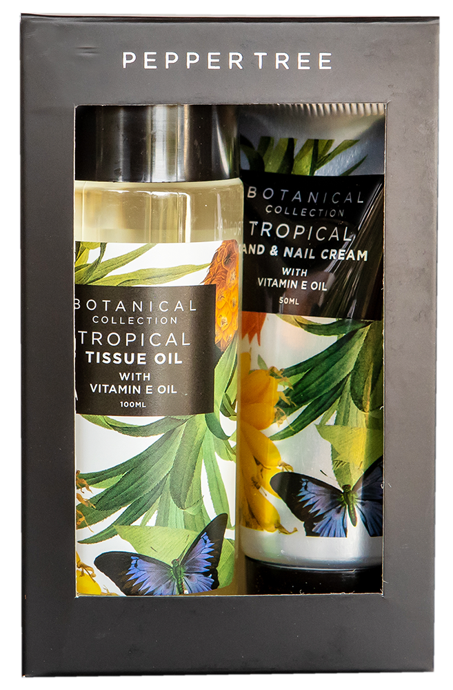 Tropical Tissue Oil & Hand & Nail Cream Pamper Pack 100 ml + 50 ml