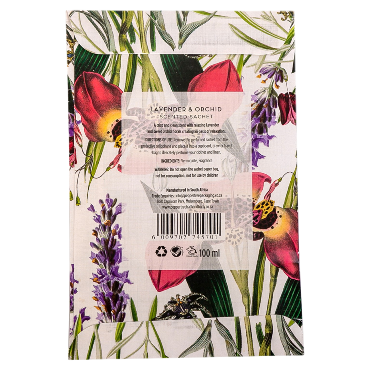 Scented Sachet Lavender & Wild Orchid 100 ml