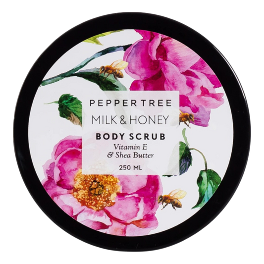 Body Essentials Milk & Honey Body Scrub 250 ml