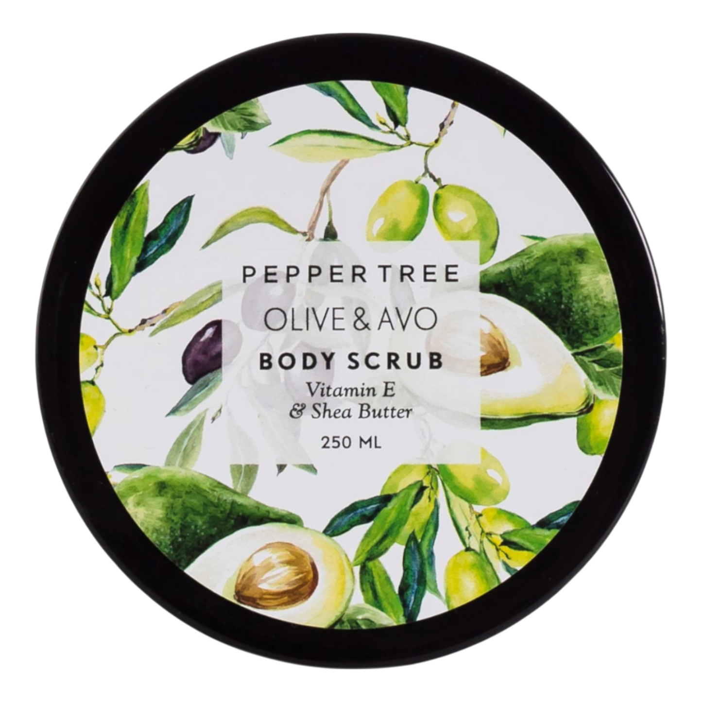 Body Essentials Olive & Avo Body Scrub 250 ml