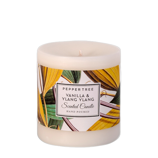 Vanilla & Ylang Ylang Scented Pillar Candle Small