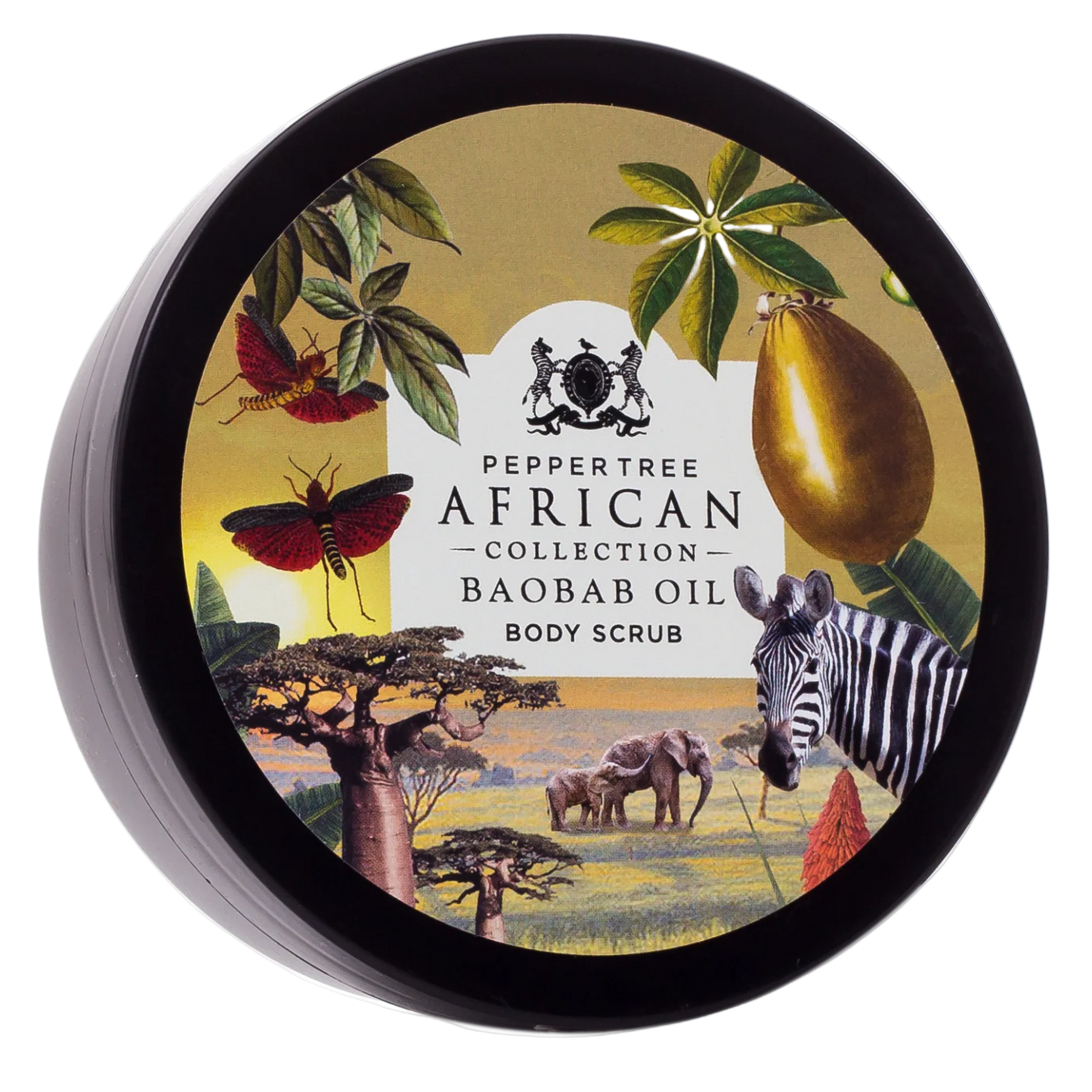 Baobab Body Butter & Body Scrub Gift Box 250 ml x 2