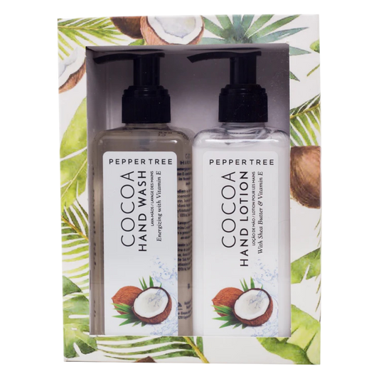 Body Essentials Cocoa Hand Wash & Lotion Set 300 ml x 2