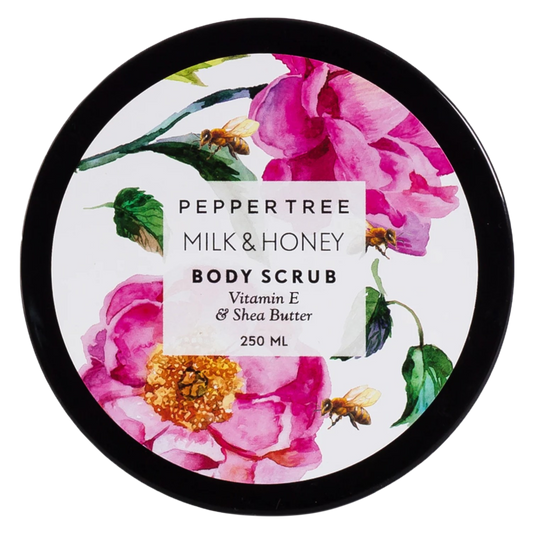 Body Essentials Milk & Honey Body Scrub 250 ml