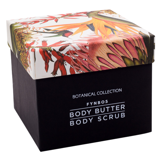 Fynbos Body Butter & Body Scrub Gift Box 250 ml x 2
