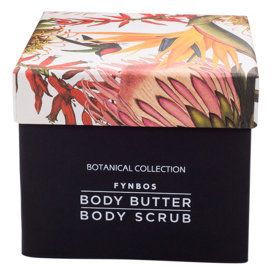 Fynbos Body Butter & Body Scrub Gift Box 250 ml x 2