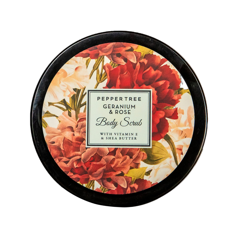 Geranium & Rose Body Scrub 250 ml