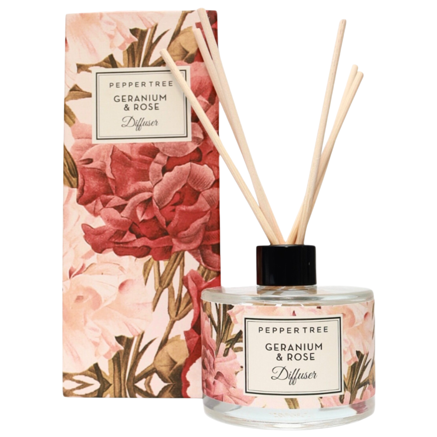 Geranium & Rose Room Diffuser 200ml – peppertreebathandbody.co.za