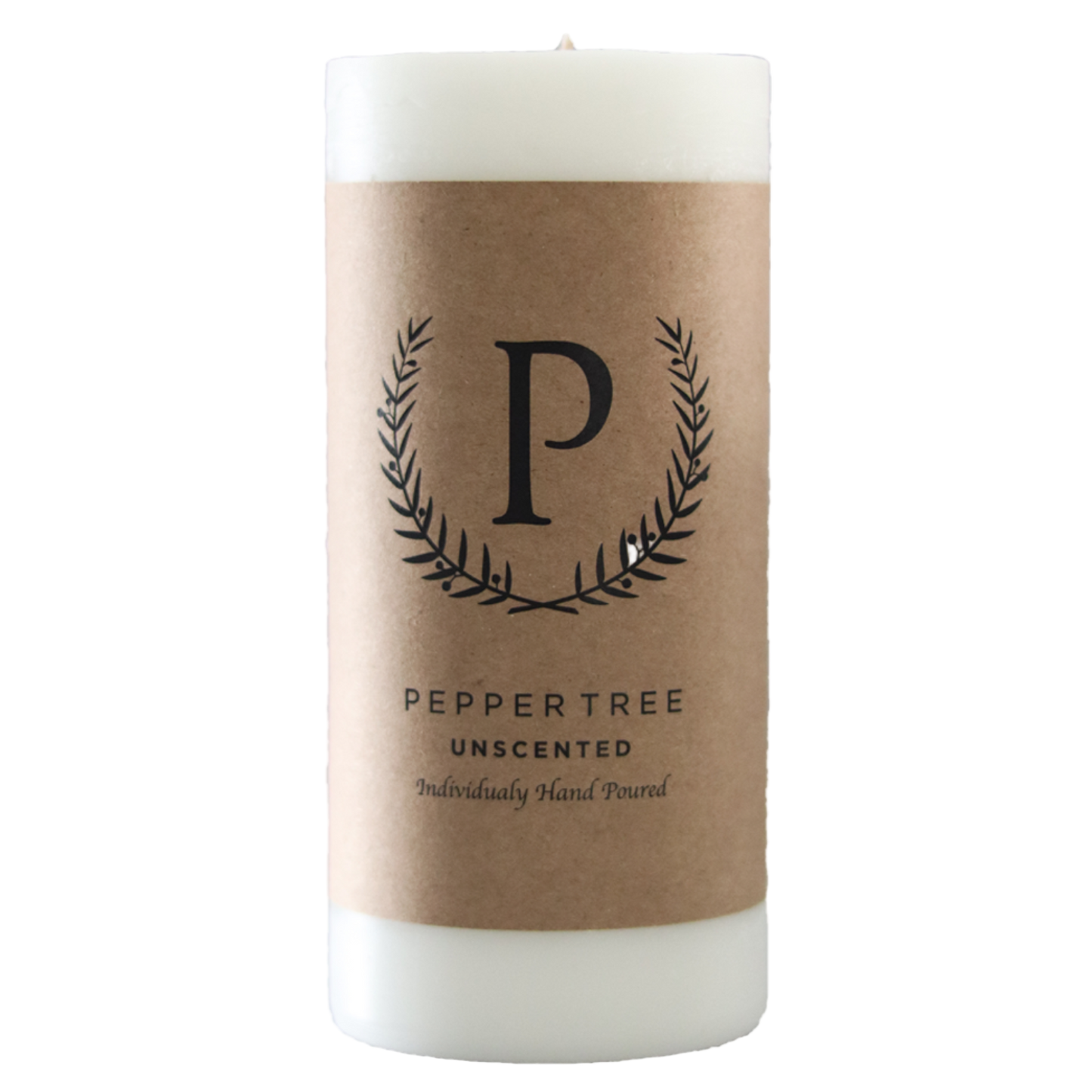 Hand Poured Pillar Candle Large