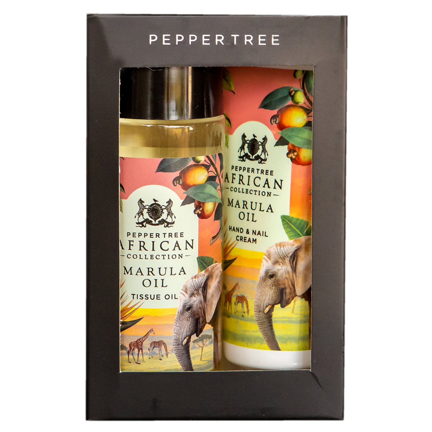 Marula Tissue Oil & Hand & Nail Cream Pamper Pack 100 ml + 50 ml