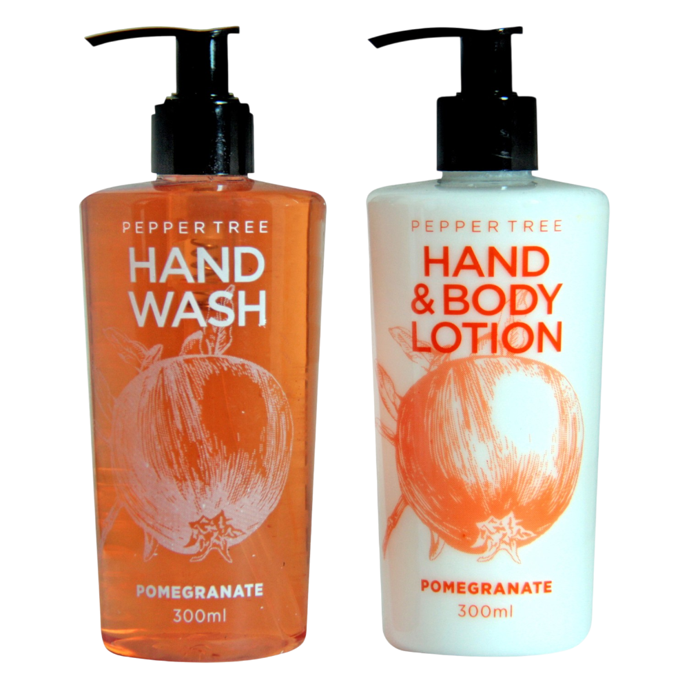 Pomegranate Hand Wash & Lotion Set 300 ml x 2
