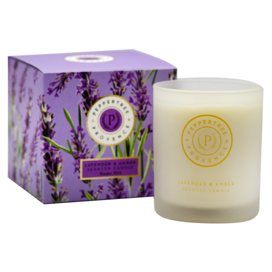 Provence Lavender & Amber Scented Candle 200 g