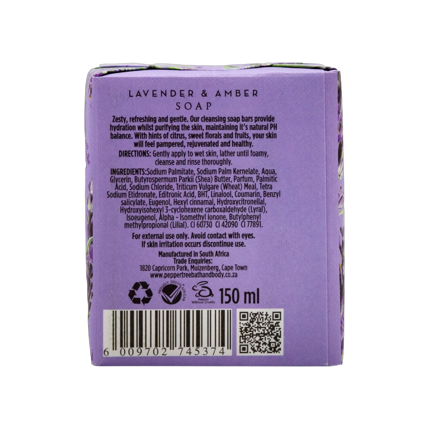 Provence Lavender & Amber Soap 150 g