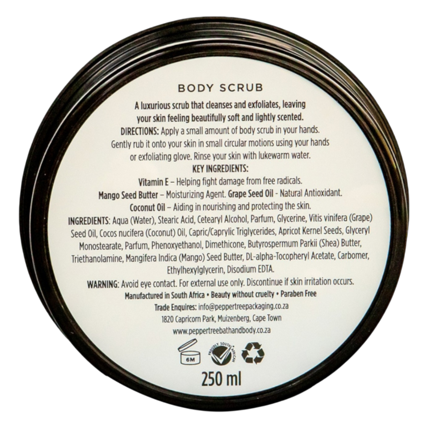 Vanilla & Ylang Ylang Body Scrub 250 ml