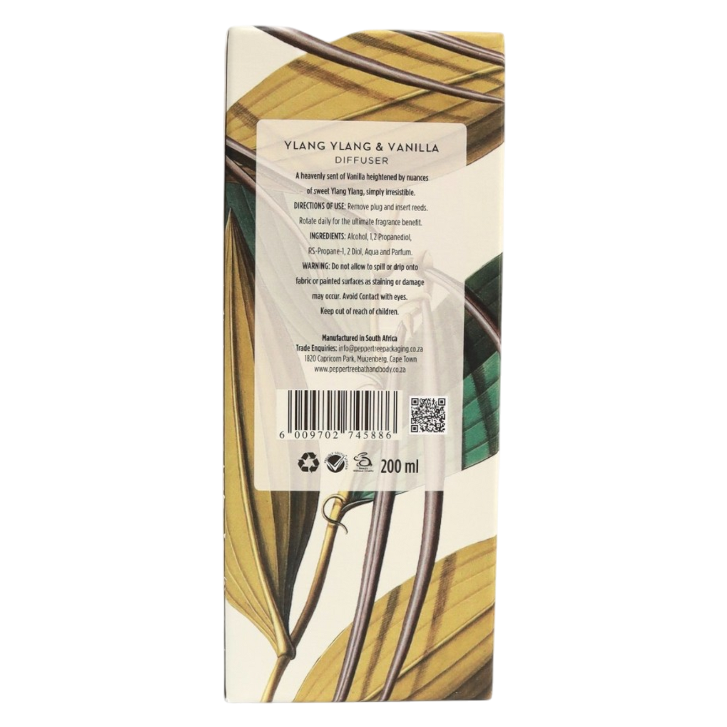 Vanilla & Ylang Ylang Room Diffuser 200ml