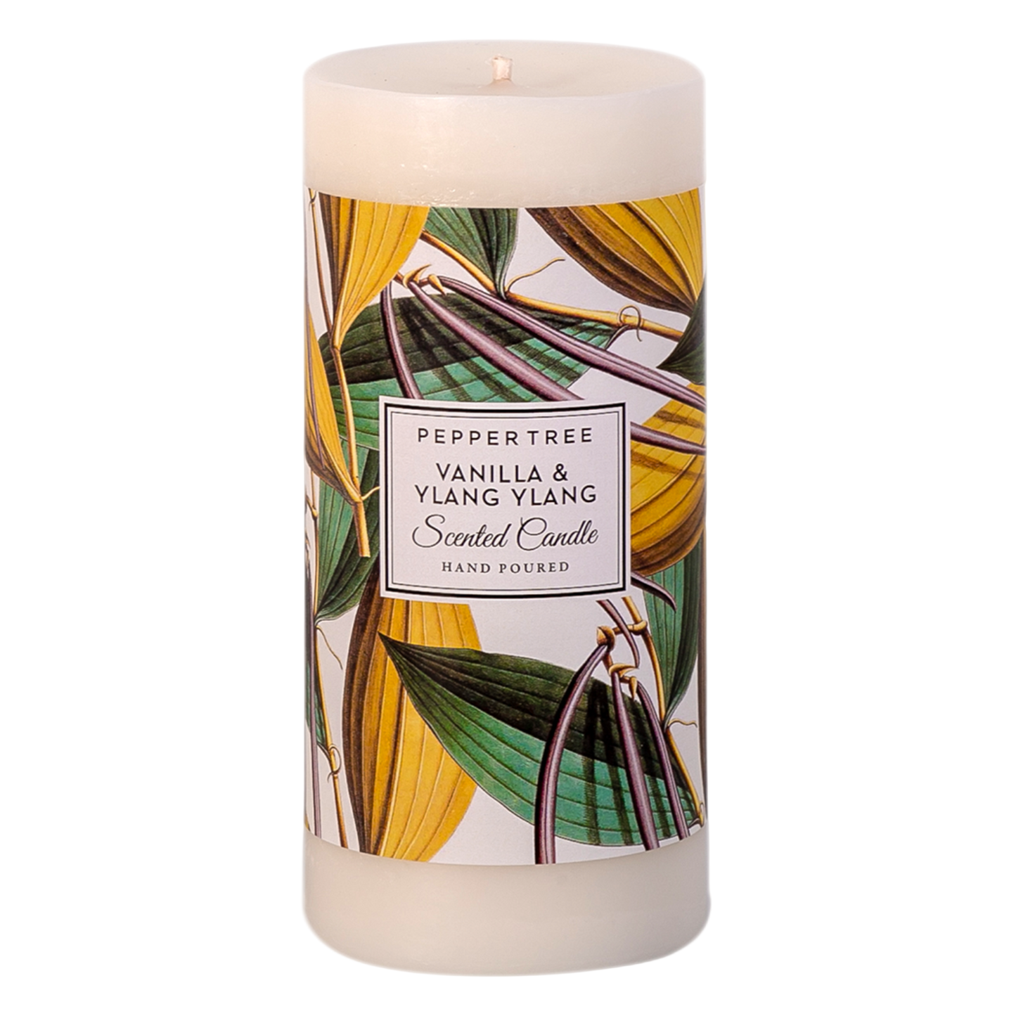 Vanilla & Ylang Ylang Scented Pillar Candle Large