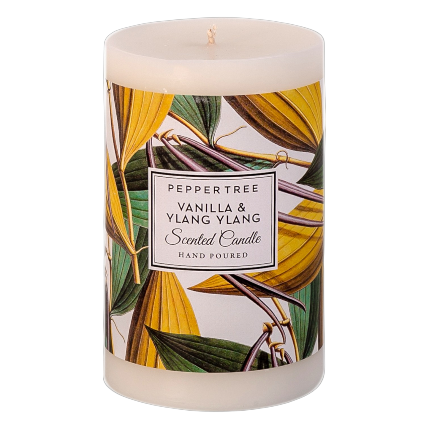 Vanilla & Ylang Ylang Scented Pillar Candle Medium
