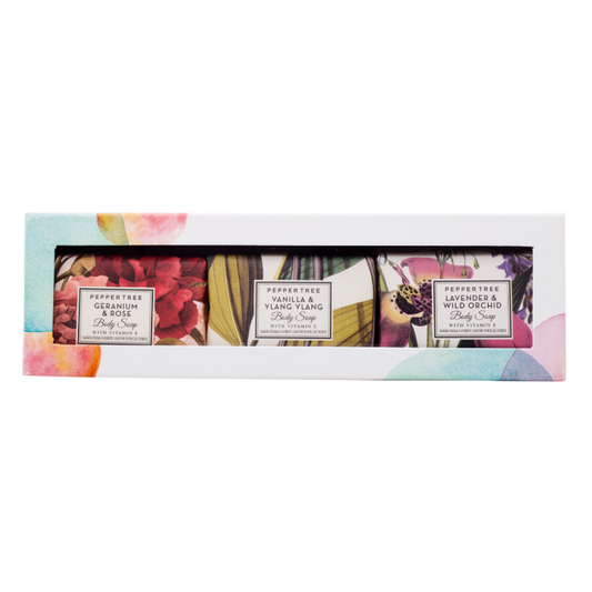 Woman's Floral Soap Gift Set 150 g x 3