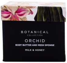 Load image into Gallery viewer, Orchid Body Butter &amp; Sponge Gift Box 250 ml
