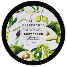 Load image into Gallery viewer, Body Essentials Olive &amp; Avo Body Scrub 250 ml
