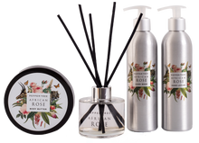 Load image into Gallery viewer, Executive Gift Box - African Rose - Hand Wash &amp; Lotion 250ml, Body Butter 250 ml, Diffuser 100ml
