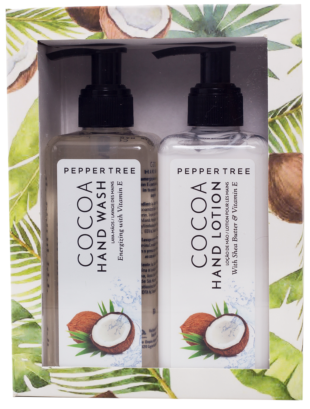 Body Essentials Cocoa Hand Wash & Lotion Set 300 ml x 2